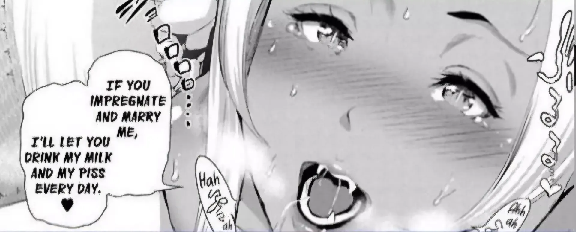 LF Mono Source: If you impregnate and marry me, I'll let your drink my milk and my piss every day.