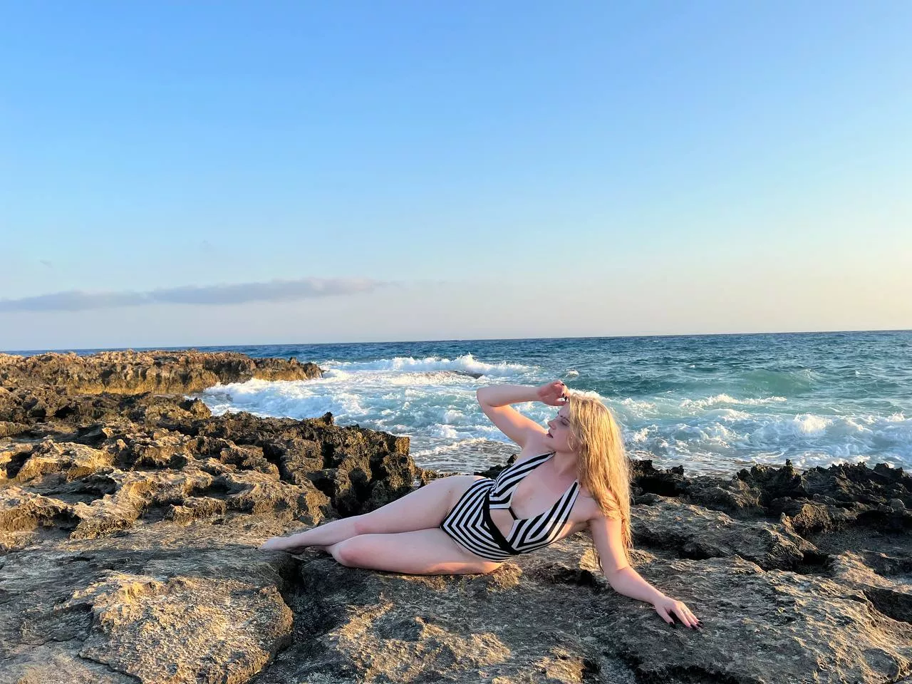 lie on a beach