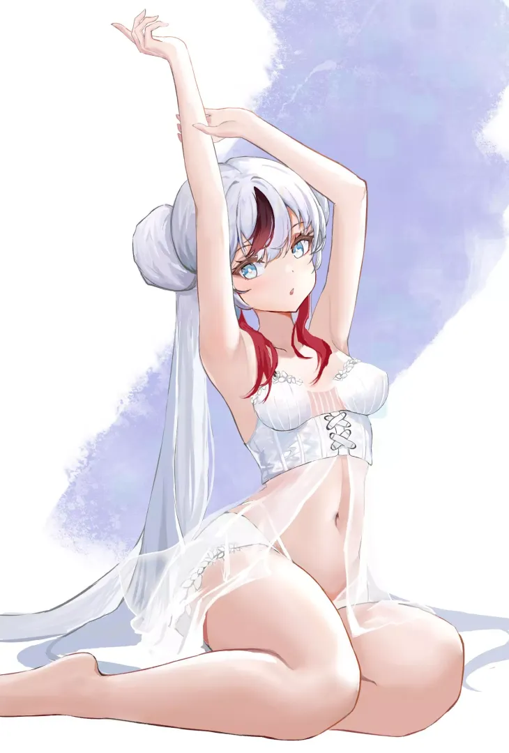 L'Indomptable white lingerie (By EEyn) [Azure Lane]