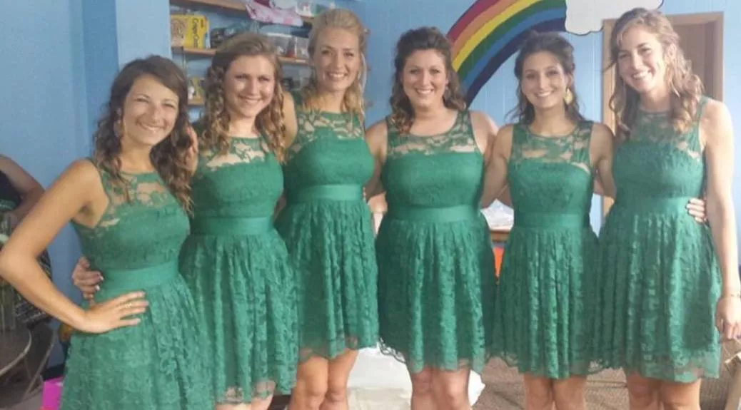 Line up these bridesmaids in the order they’d win in a blowjob race [6]