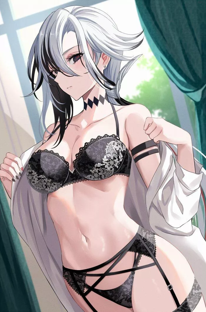 Lingerie Arlecchino [Genshin Impact]