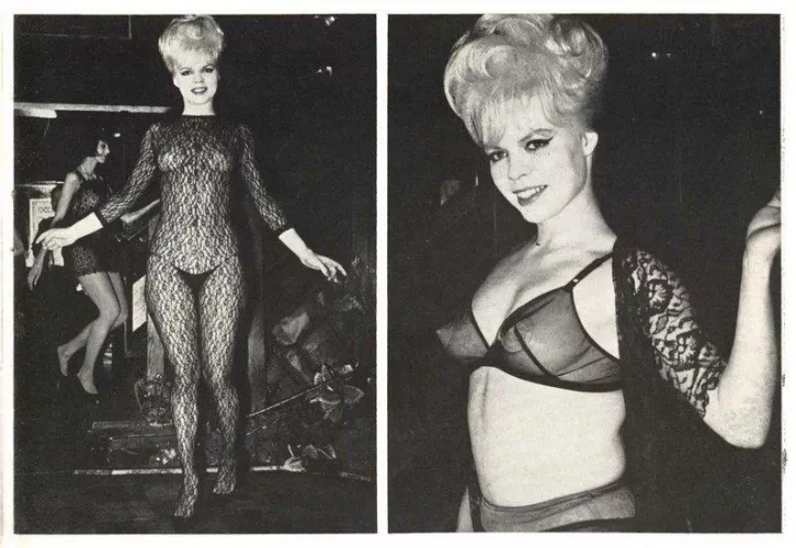 Lingerie model Kitty Lynne [1965]