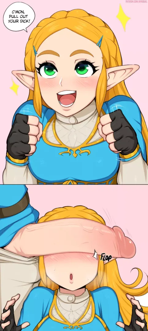 Link graces Zelda (Afrobull)
