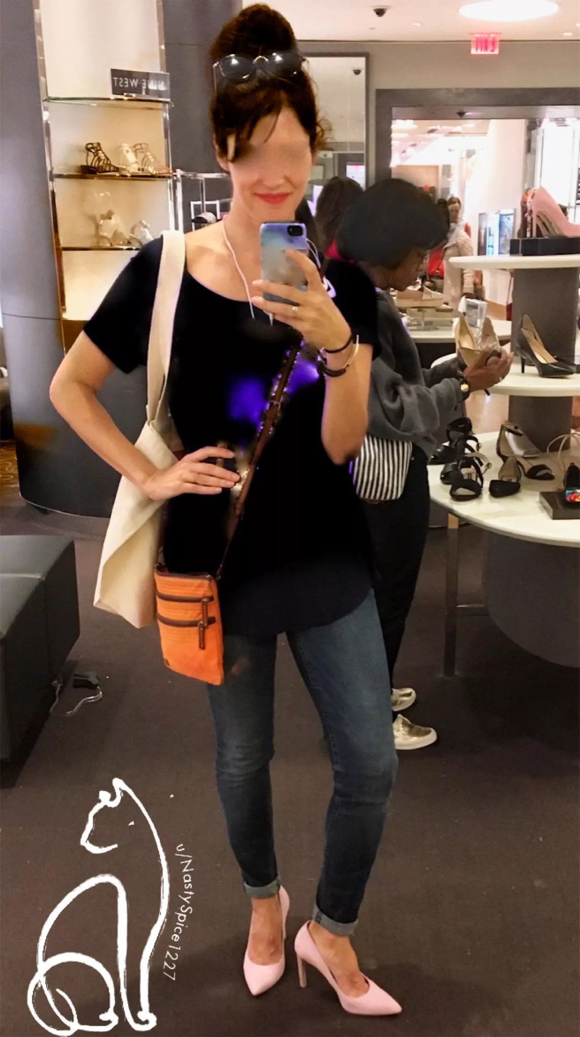 Lipstick and heels, just for you... (f45)