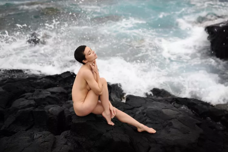 Listening to the waves was so therapeutic