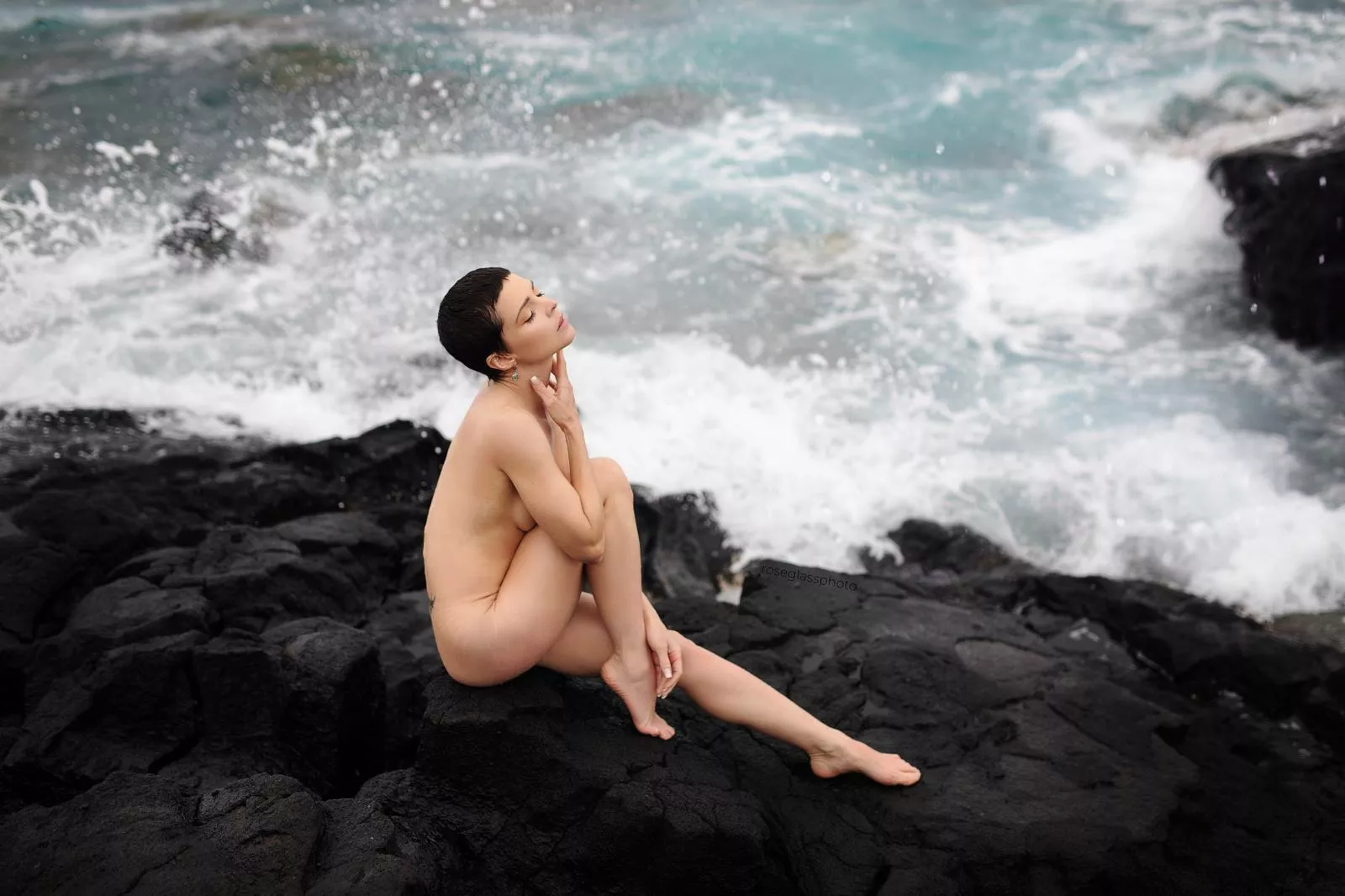 Listening to the waves was so therapeutic