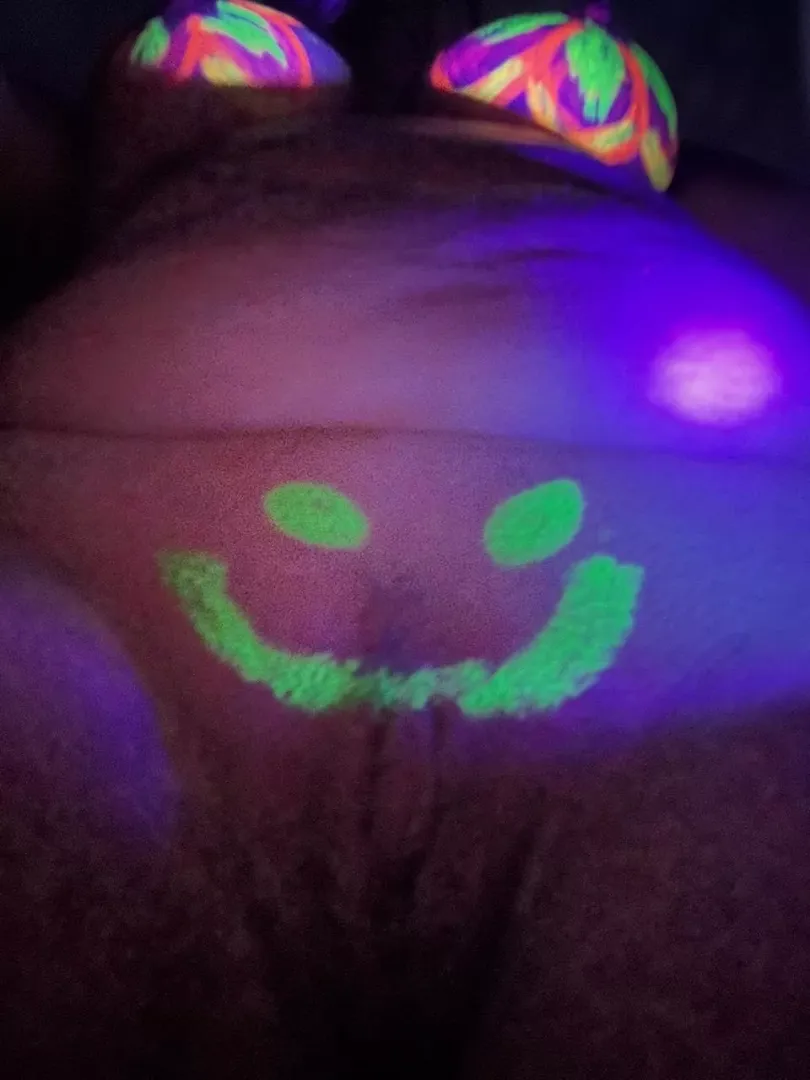 Lit up