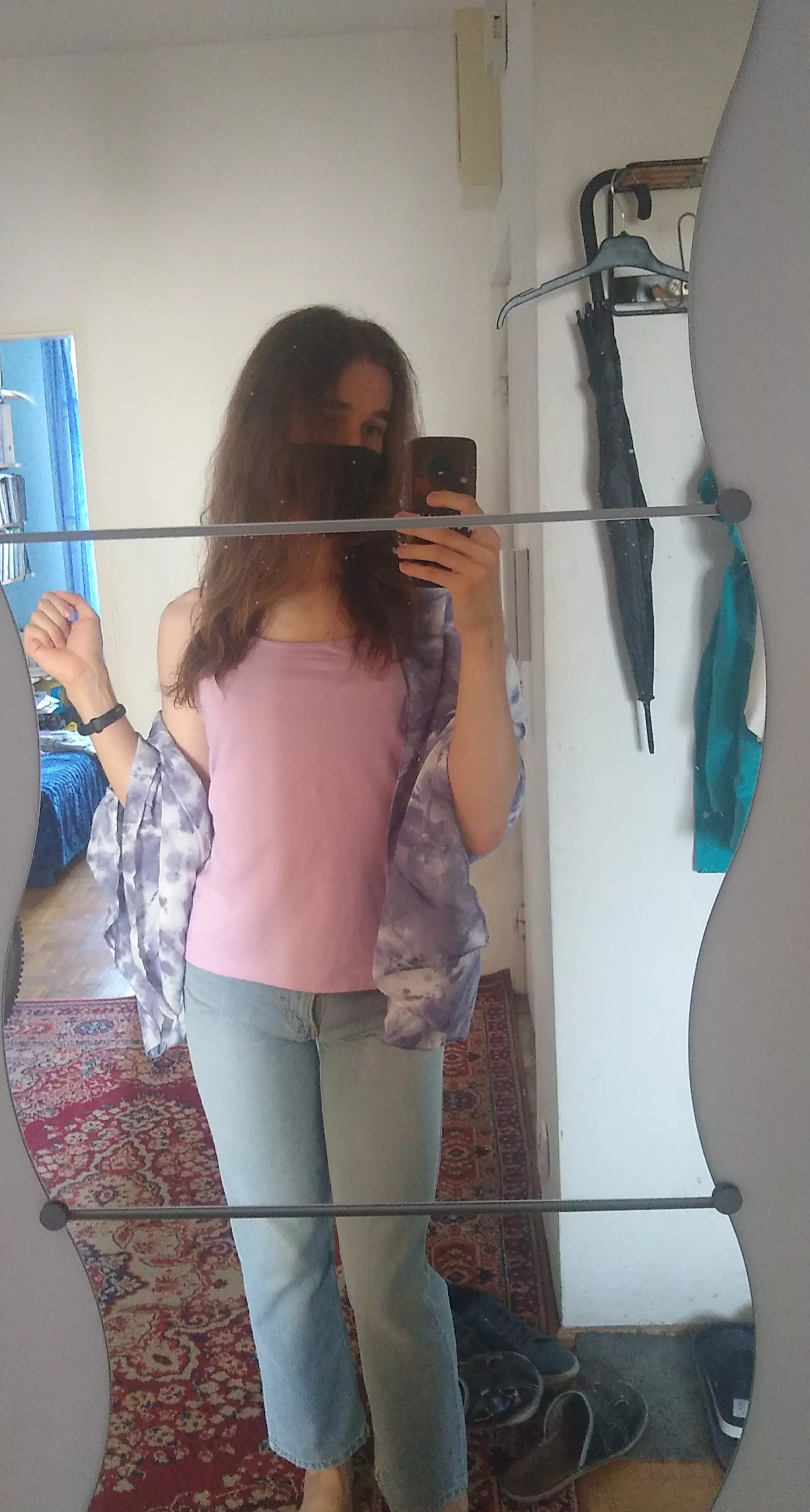 literally squealed, when i saw myself in the mirror (just felt so good about it)