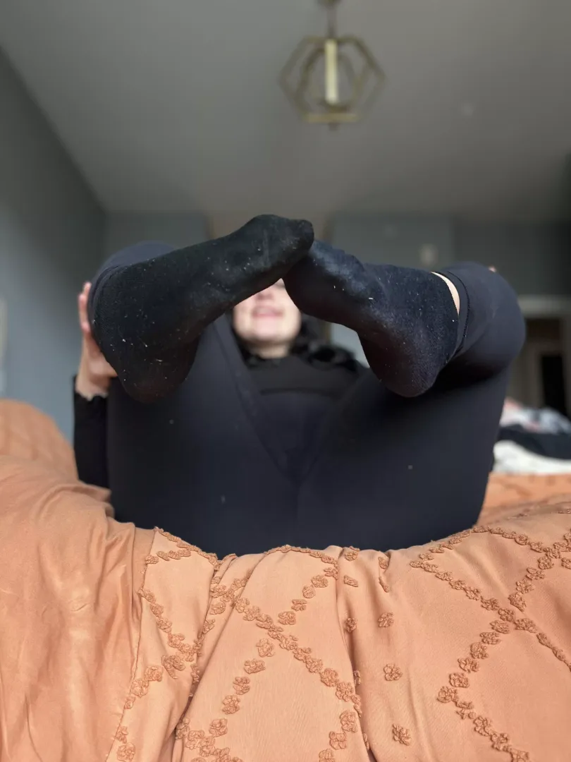 Little black socks always make me feel so cheeky