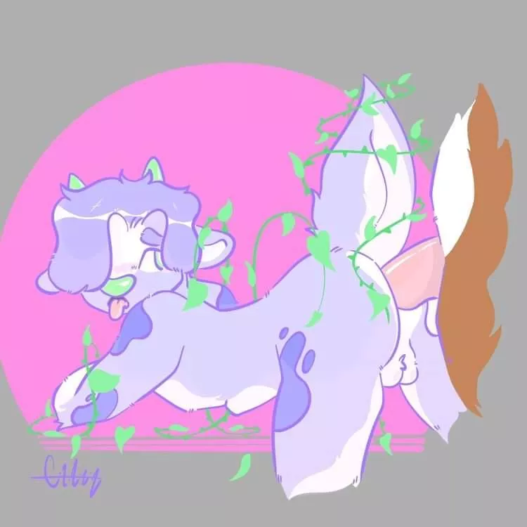 little slut got some big company (art by me)