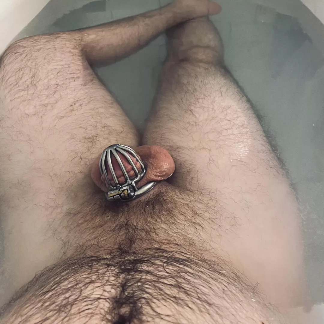 Locked up, even in the bath