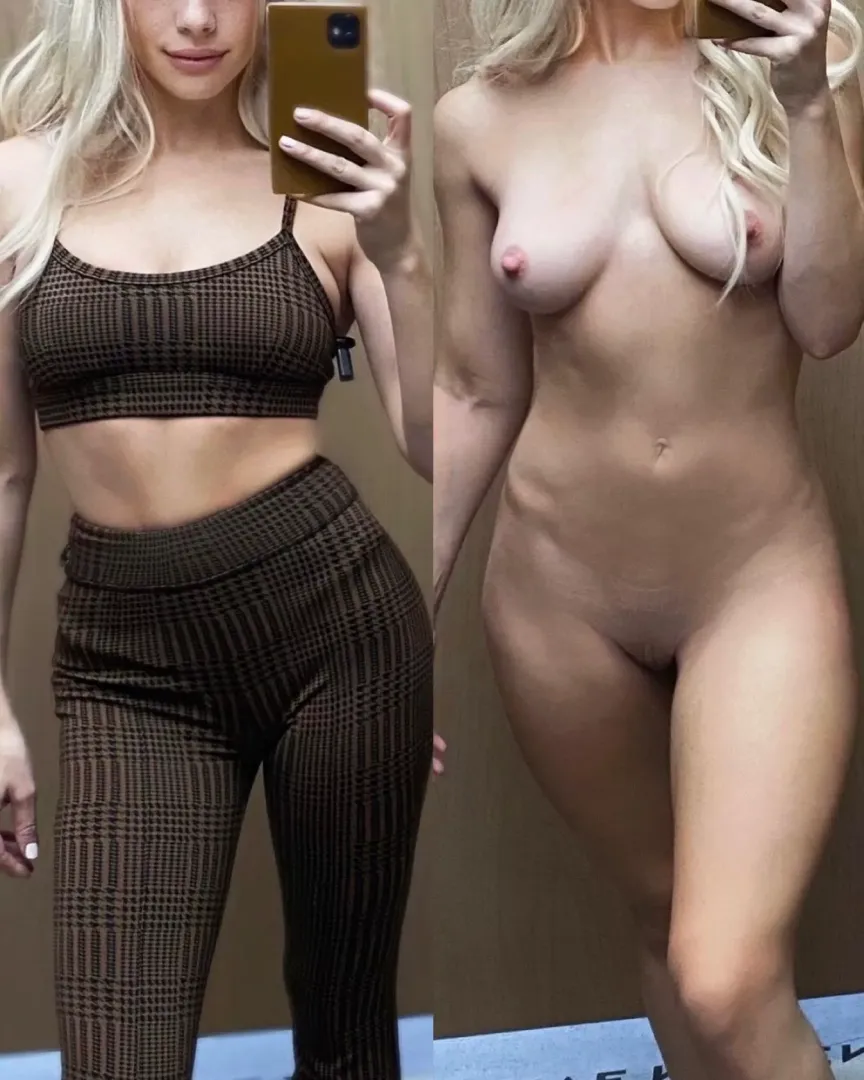 Locker room selfies