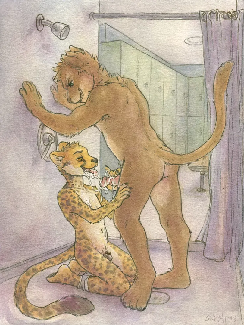 Lockeroom Kitties (alt) (sicklyhypnos) [MM]