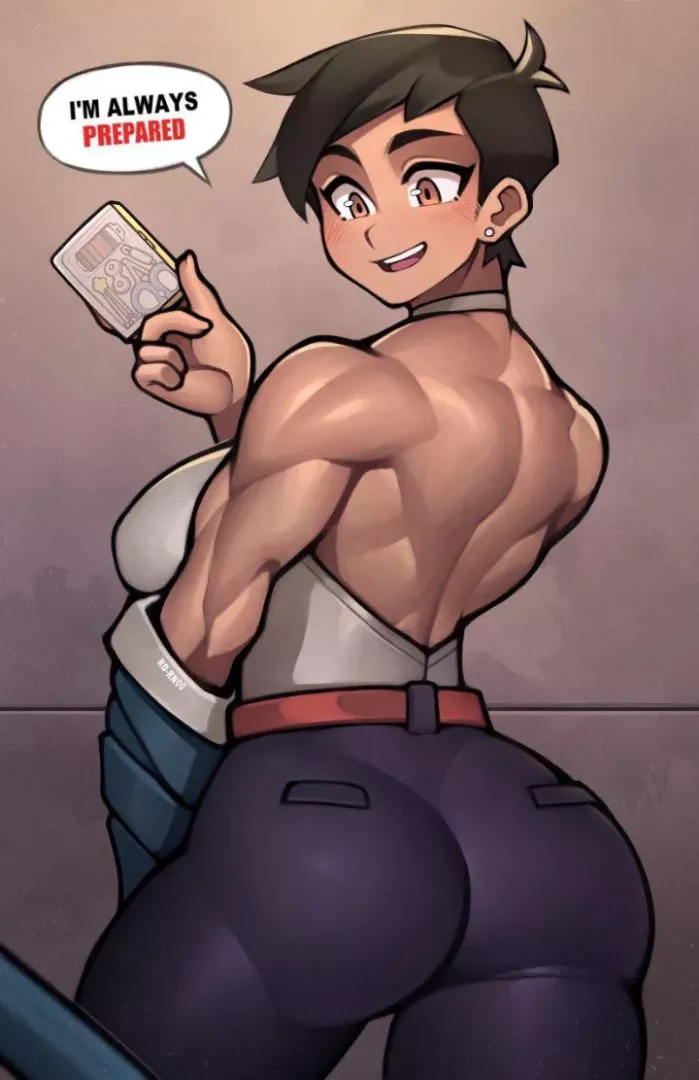 Lois Lane with muscles