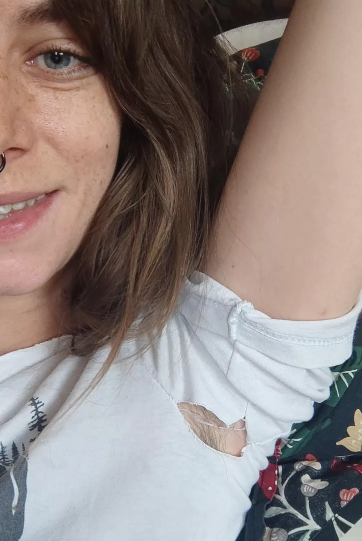 Lol just noticed my shirt has a peephole 