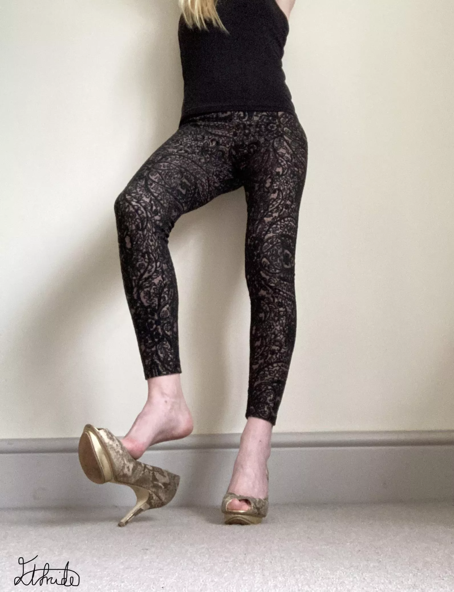 Long legs and stilettos