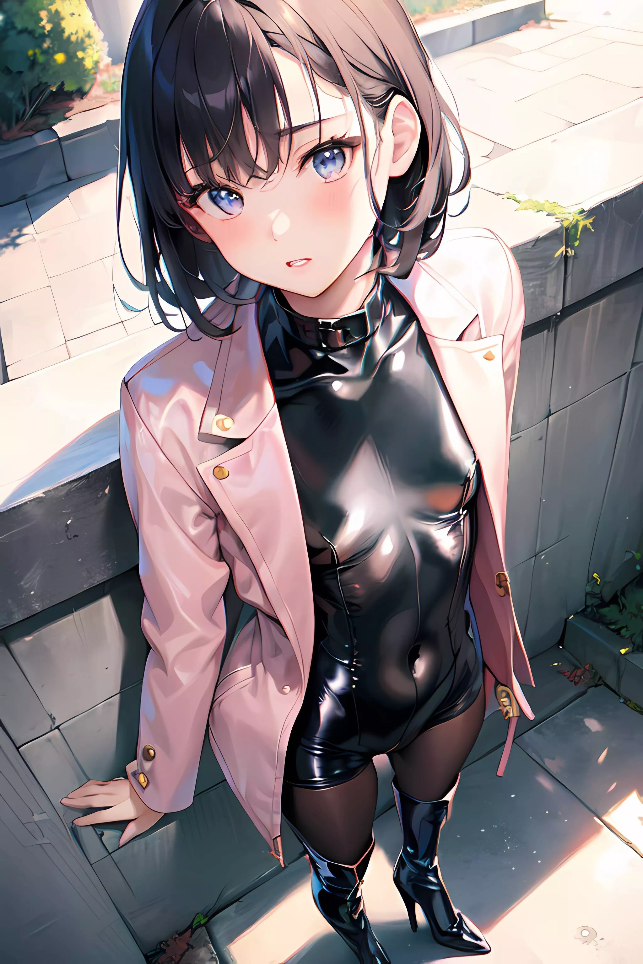 Long Pink Coat