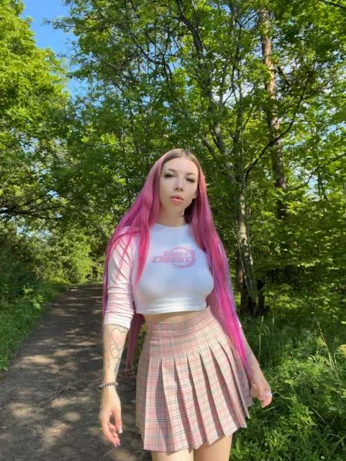 long pink hair was my dream