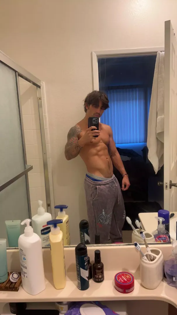 Long strong tatted torso