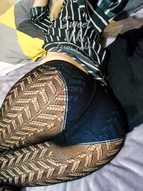 look what I hide under my tight office skirt