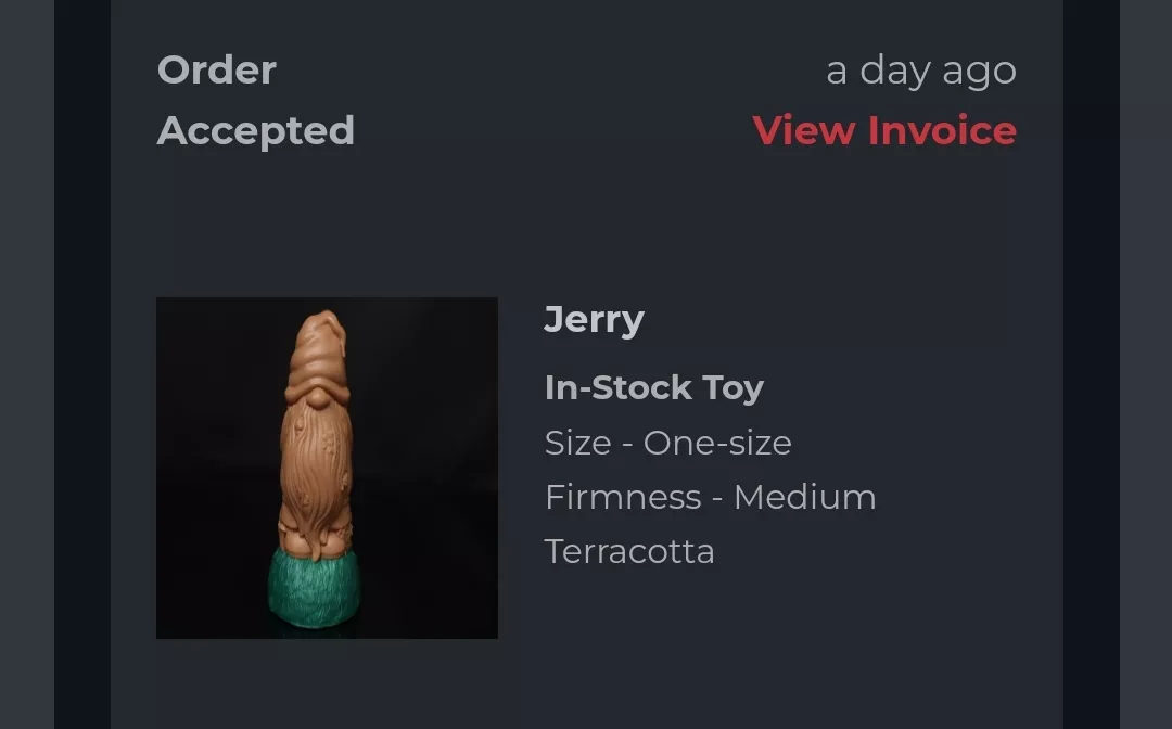Look who I got the other day! Husband told me to check out the email, next thing I knew, there Jerry was in my cart then paid for! Got to love impulse buys! Can't wait to get him! My small echos horn, small tempestt, and small apollo came the other day 