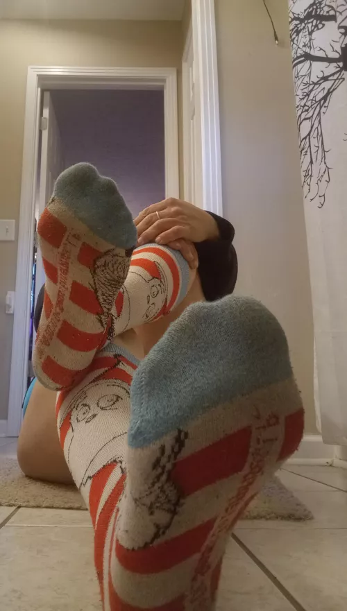Looking and smelling so yummy after two days of working in them! DM me to make them yours, and I'll wear them tomorrow, too!