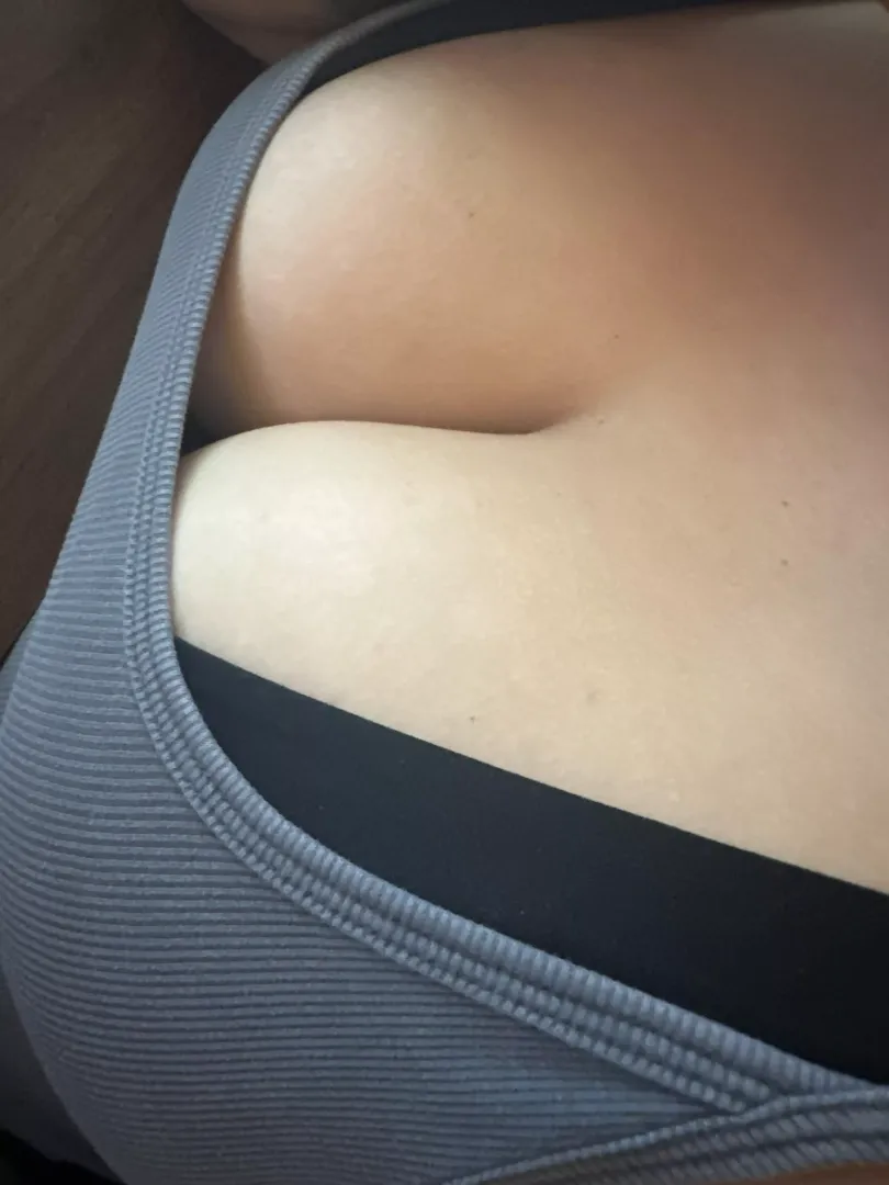 Looking down
