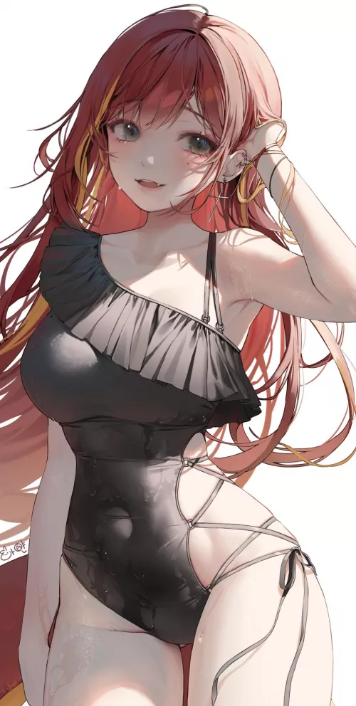 Looking good in a swimsuit