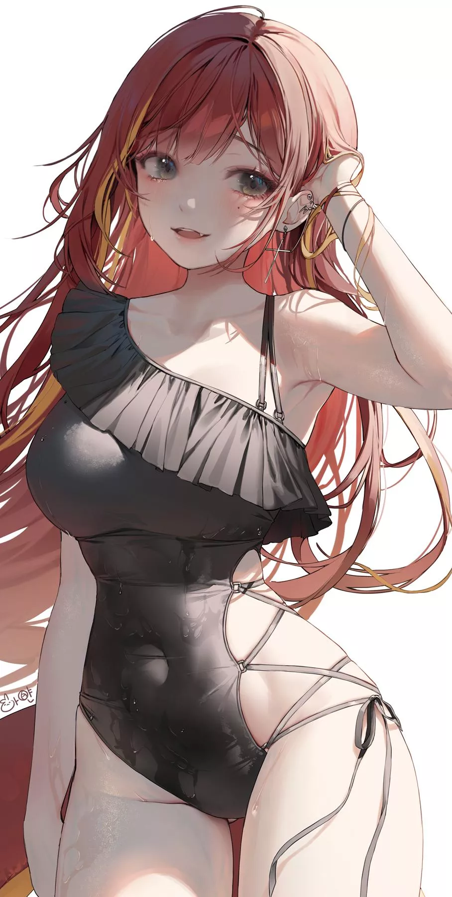 Looking good in a swimsuit