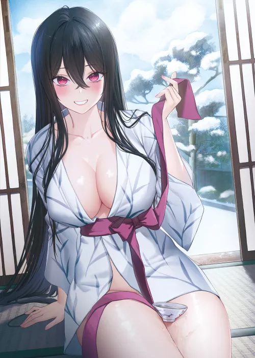 Loose White Yukata
