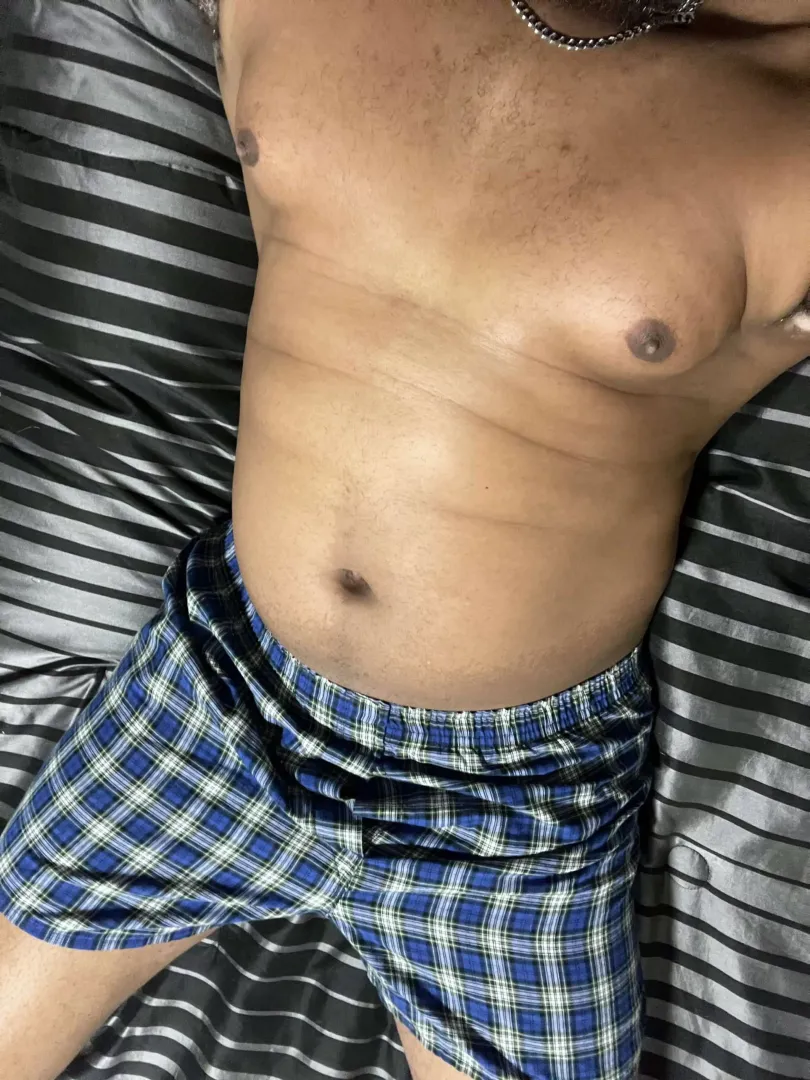 Lounging.