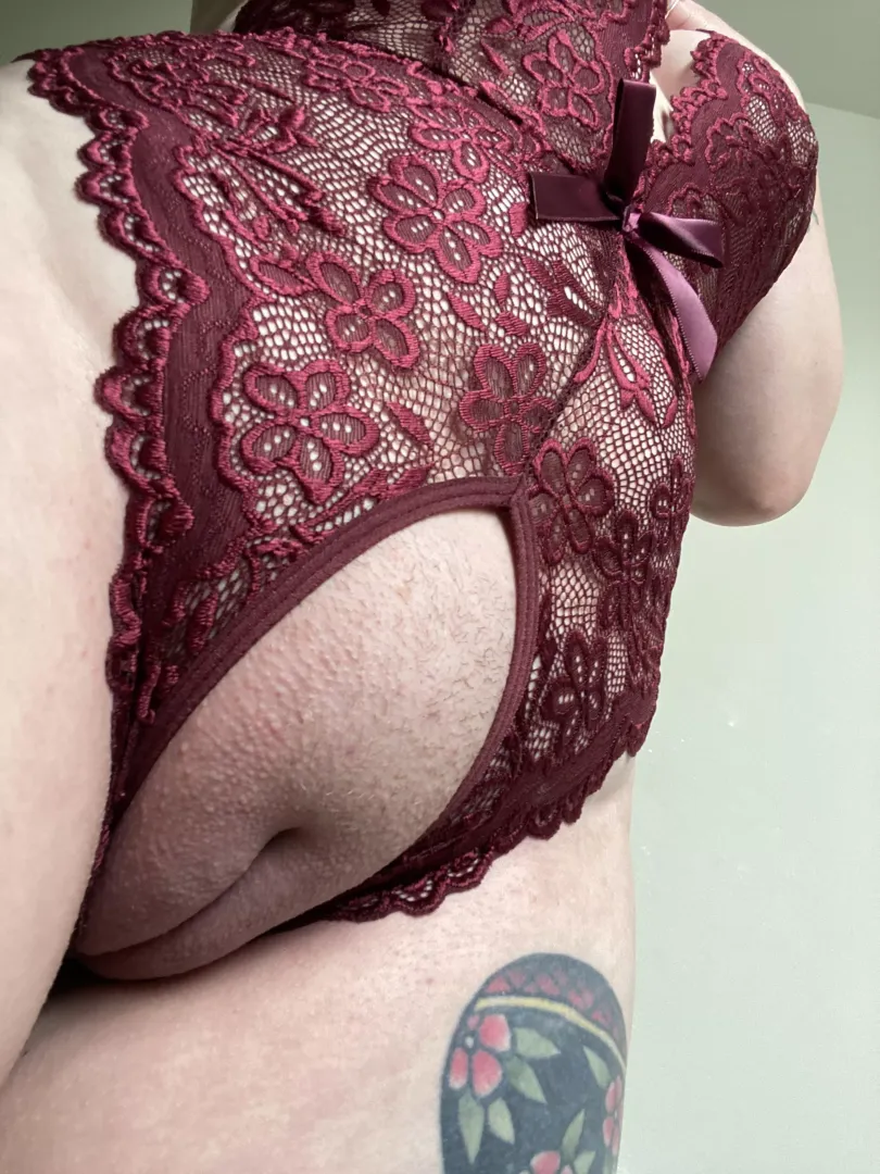 Love a good crotchless teddy