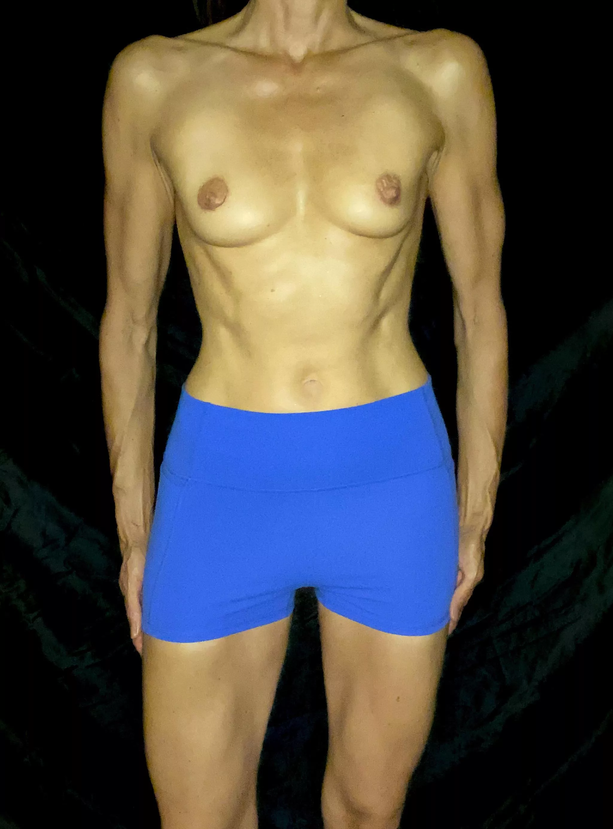 Love a topless workout.