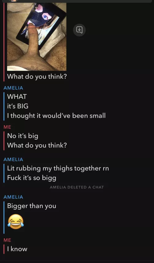 Love getting other guys’ GFs reactions to my cock ;)