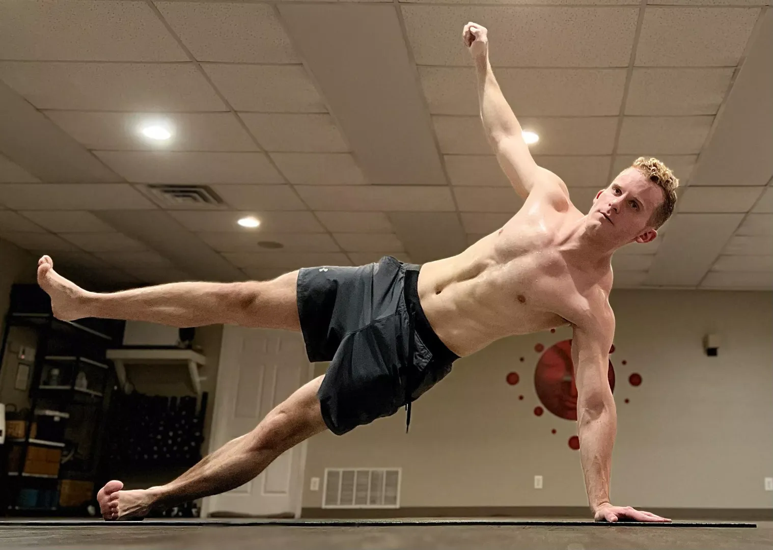 Love getting to play around in the hot yoga room