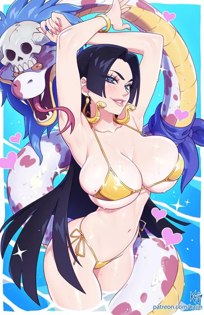 Love how girly Boa Hancock looks here(kajinman_art)