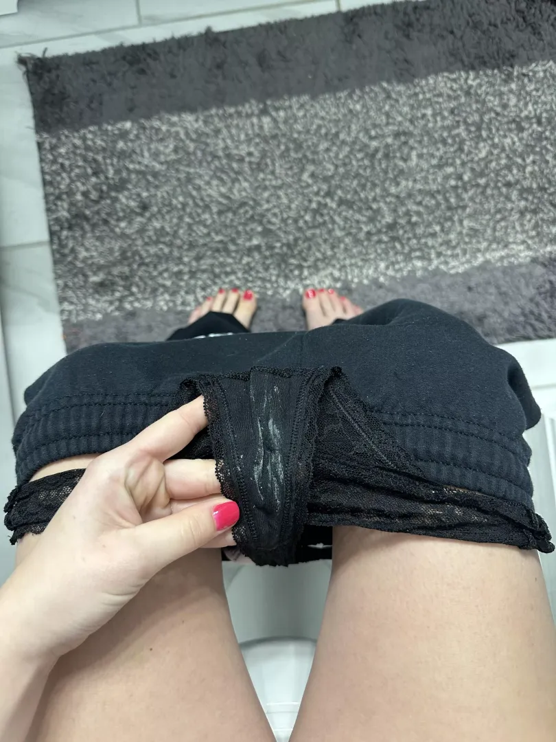 Love leaving my tiger stripes in panties