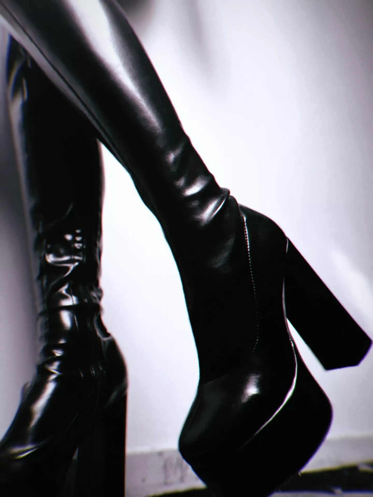 Love my new high heel boots