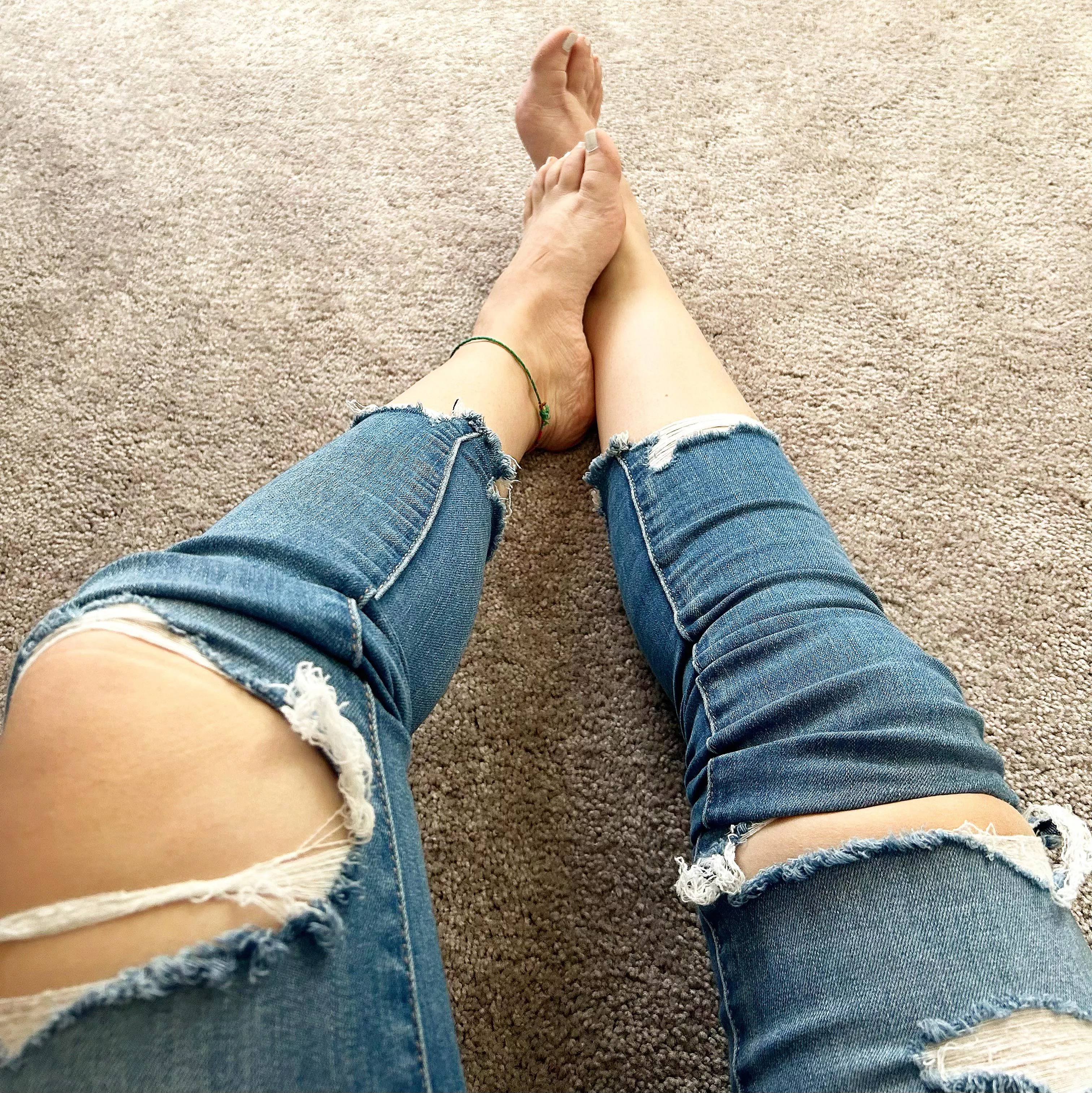 Love my ripped jeans!