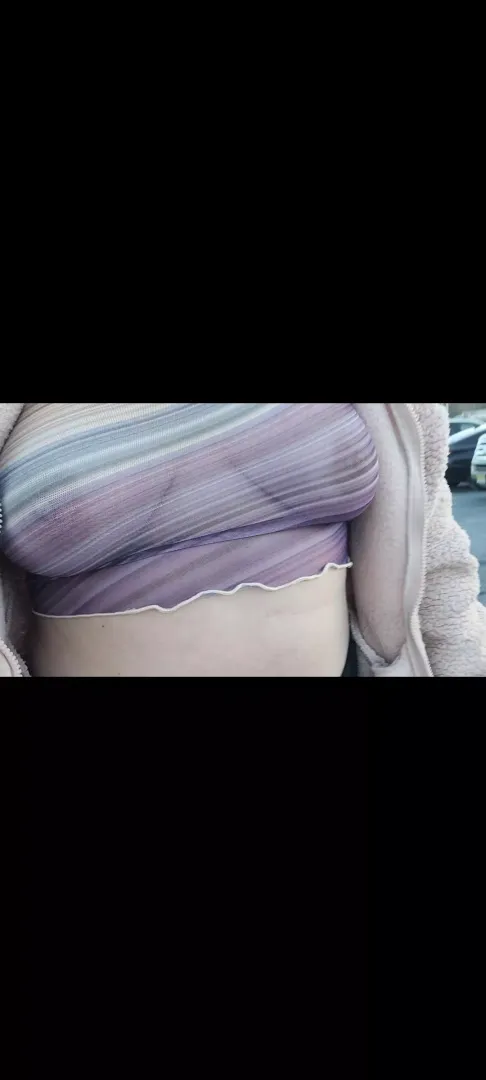 love my see thru tops! especially in the freezer aisle!