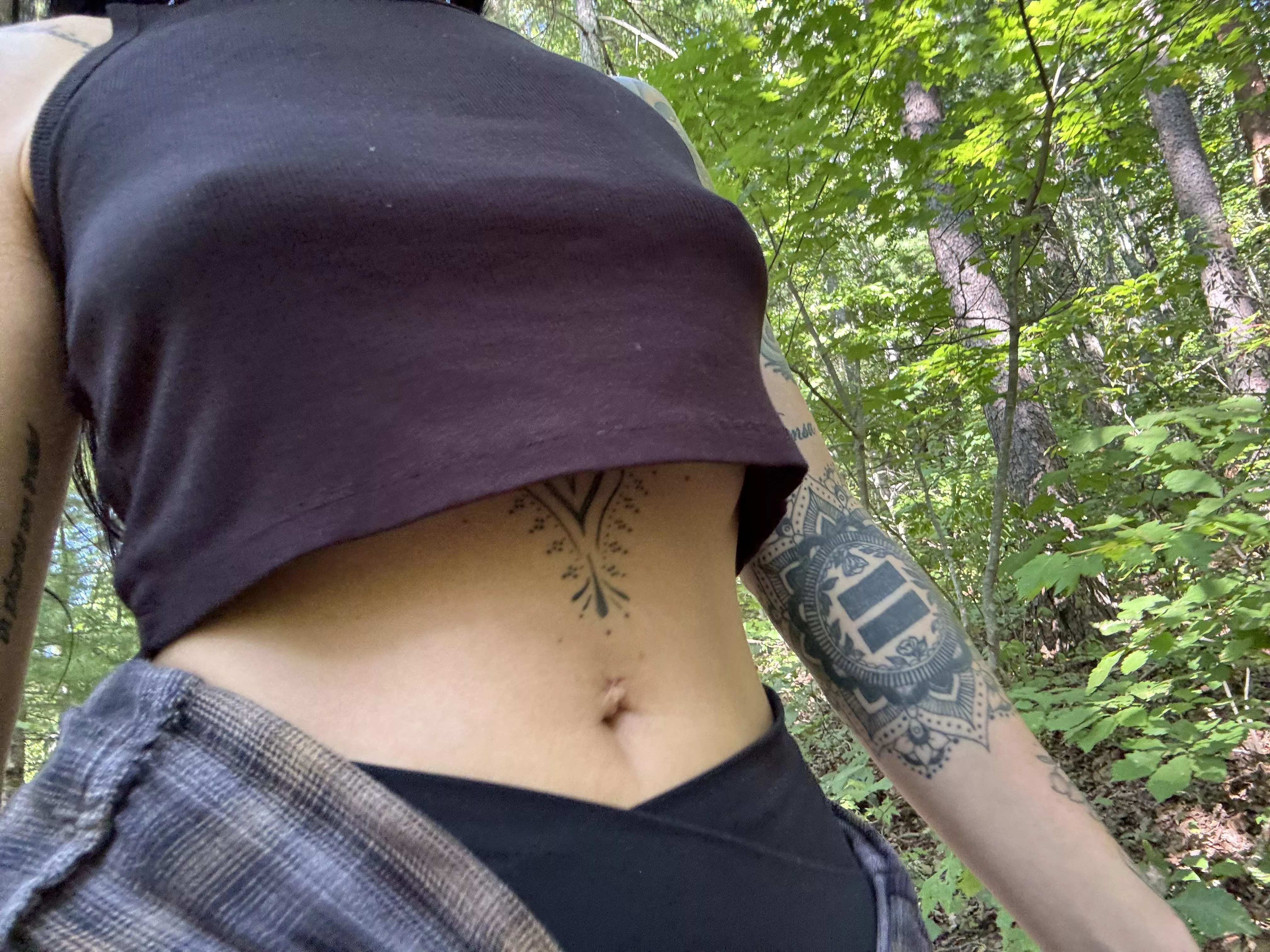 love my tattoo poking out 