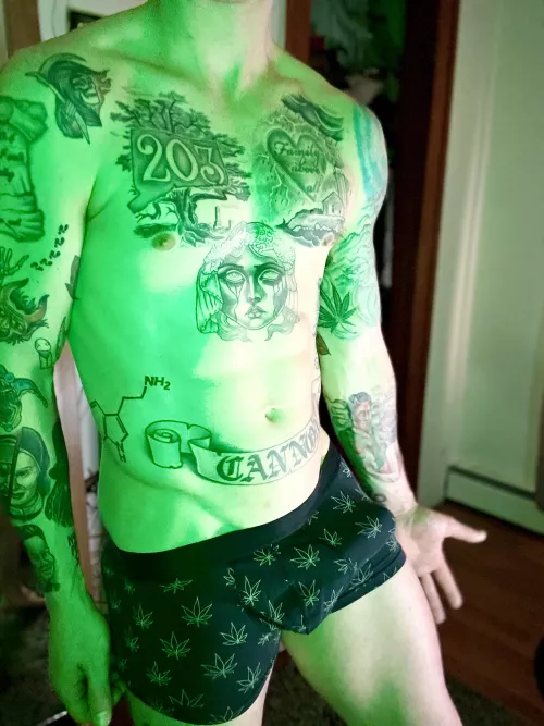 Love my weed leaf briefs 🩲