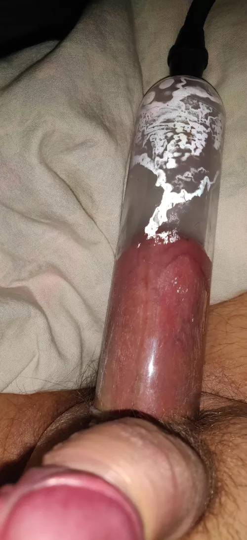 Love pumping my balls (: