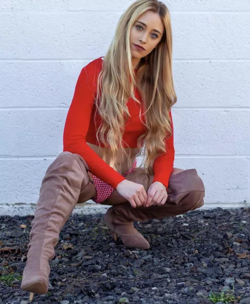 Love the brown boots