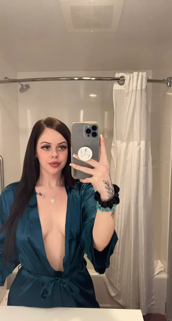 Love the way satin feels against my silky smooth skin