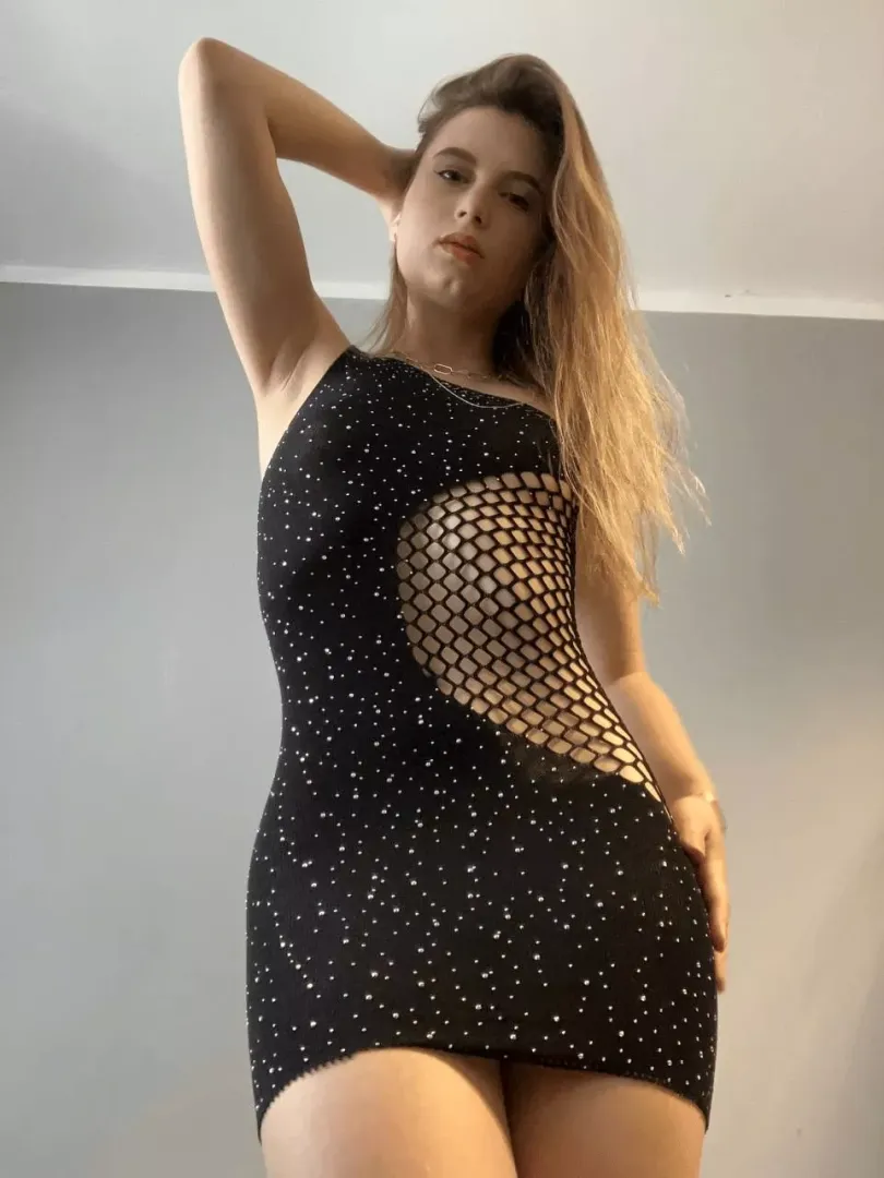 Love this black dress on me
