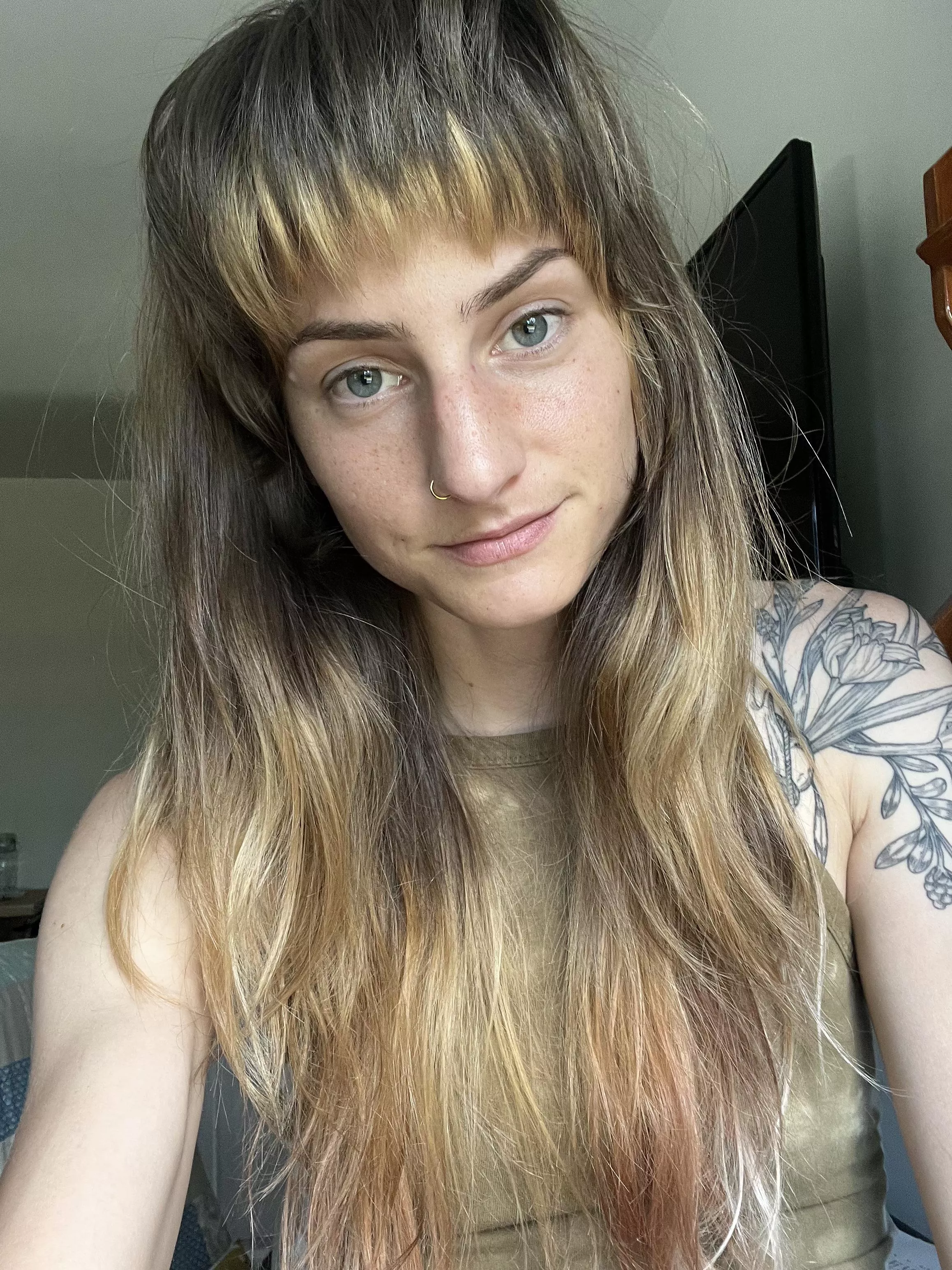 Love when I wash my bangs with a volumizer!