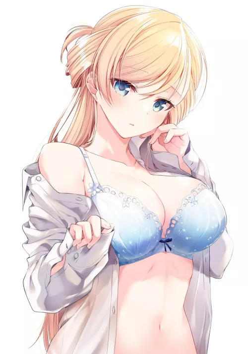 Lovely light blue bra