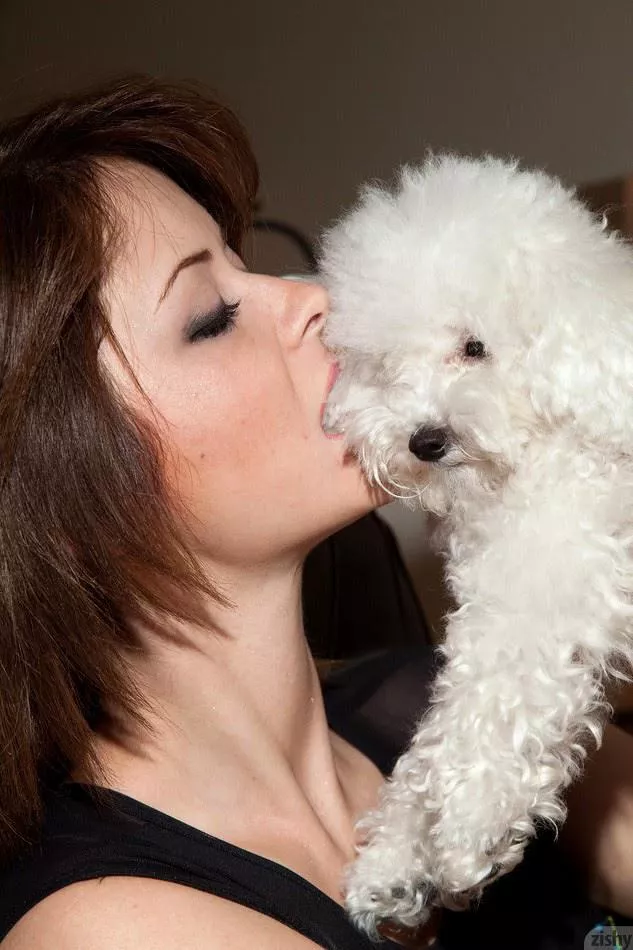 Loves her dog