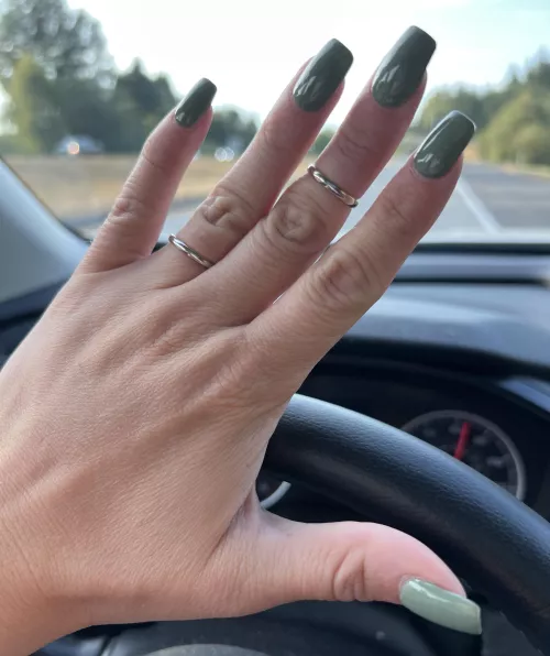 Loving the green- almost fall colors! 🍁🍃